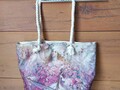 Grosse Schultertasche Engel mit Cello