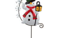Gartenstecker Schneemann mit Laterne von GOEBEL