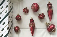 Christborn Weihnachtskugeln Handarbeit