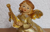 Engel gold-silber mit Mandoline I