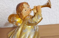 Engel gold-silber mit Trompette