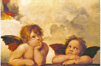 Brillenputztuch "Raphael zwei Engel"
