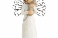 Willow Tree Angel with affection - Engel mit Hingabe hält Katze in den Armen