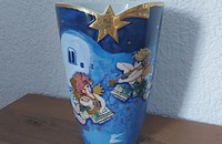 Rosina Wachtmeister X-mas Vase mit Engeln und Stern