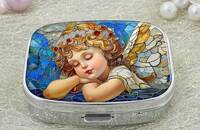 Pillendose kleiner Engel Tiffany