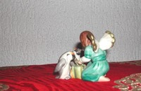 Goebel Engel mit Pinguinen