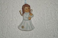 Nina & Marco Engel relief weiss mit Schneeflocke