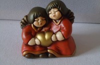 THUN Engelpaar rot "Sissi mit Herz"
